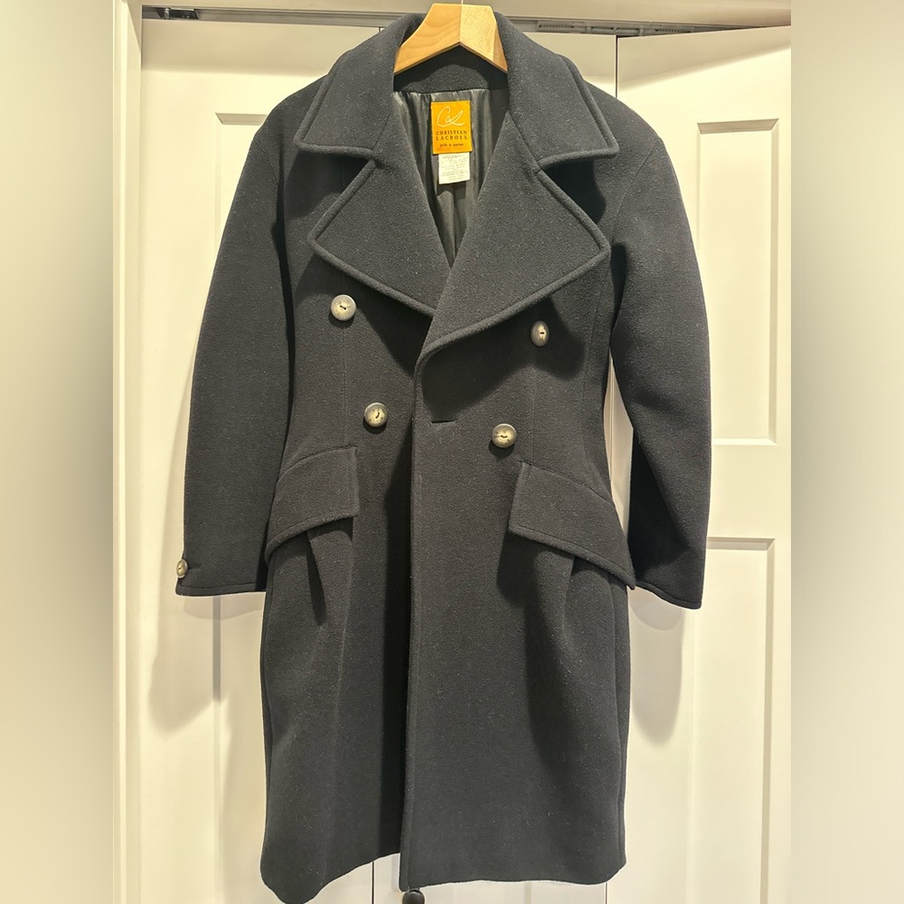 Christian LaCroix Prêt-a-Porter double breasted coat size small